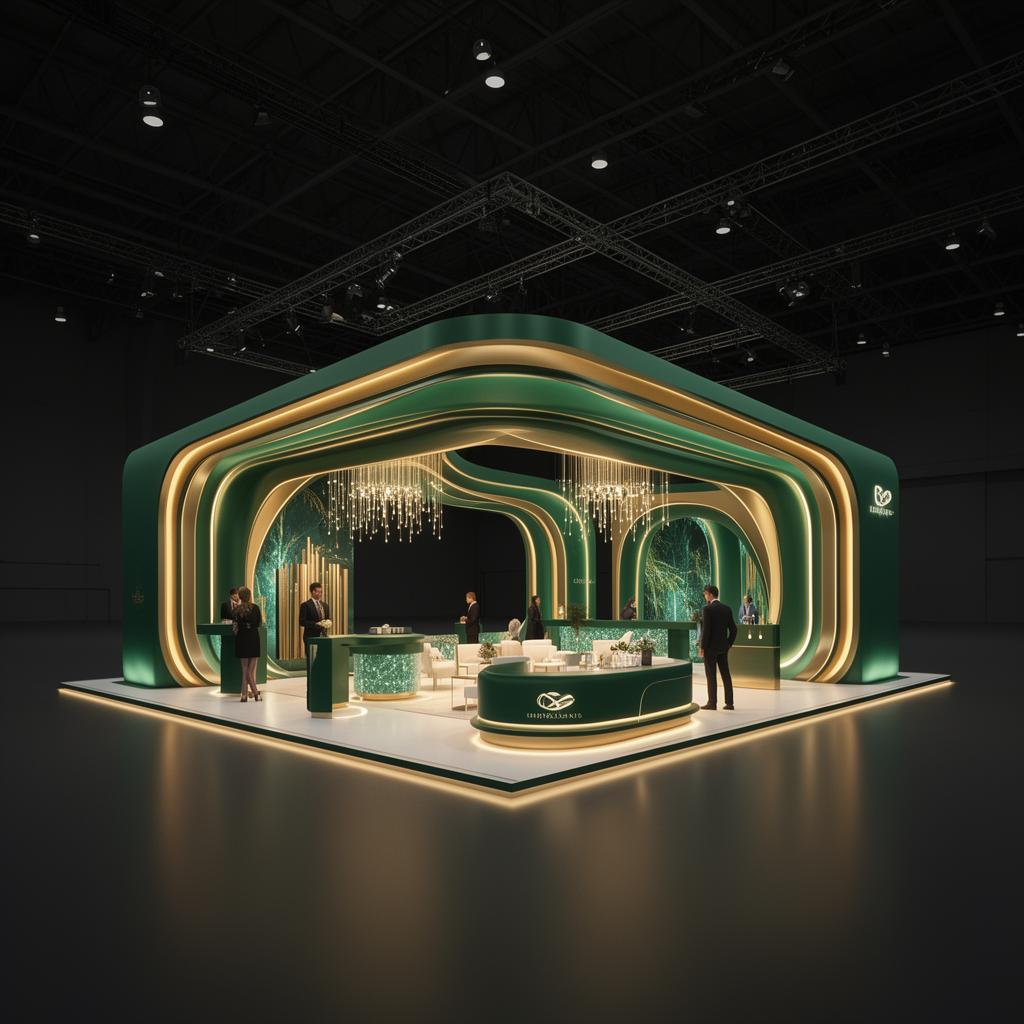 Premium exhibition booth visualization